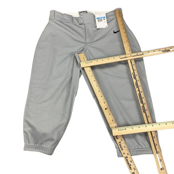 Nike Team Softball Women’s M Diamond Invader Uniform Pants Gray MSRP $40 - Picture 2 of 16